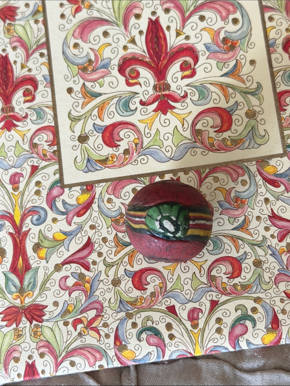 Large handmade bead from Vietnam